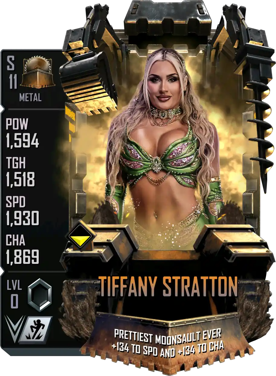 Metal, Tiffany Stratton, Standard Card from WWE Supercard