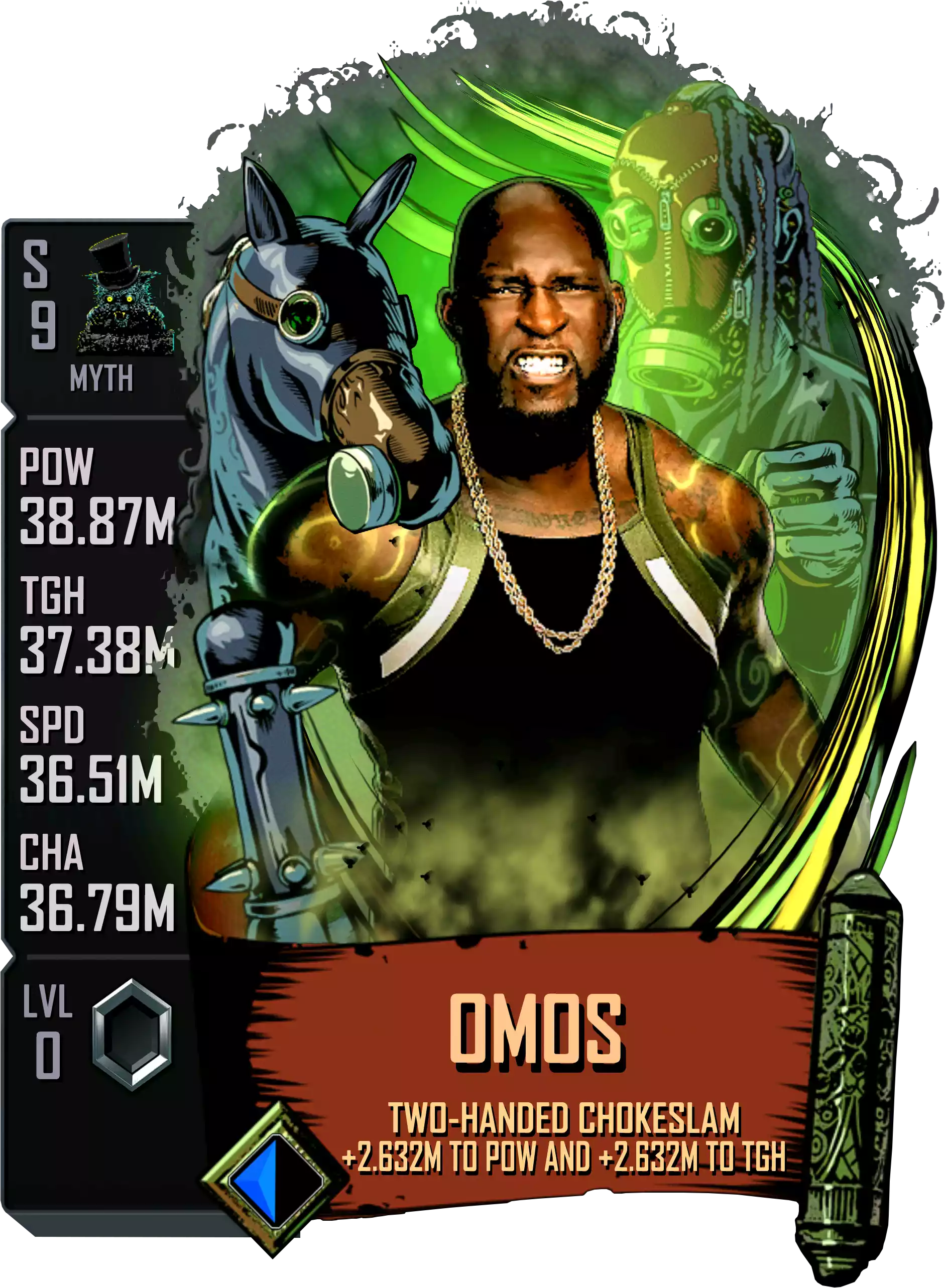 Myth - Omos Special Seasonal Halloween Card from WWE Supercard