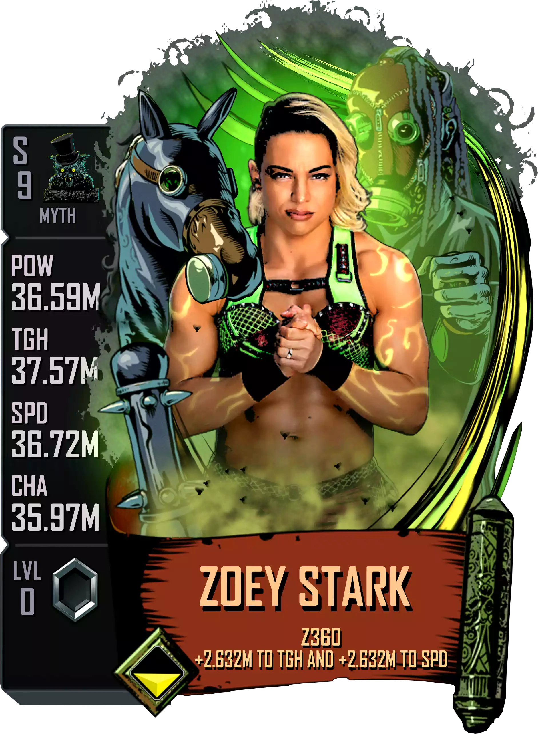 Myth - Zoey Stark Special Seasonal Halloween Card from WWE Supercard