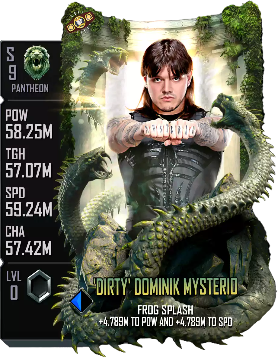 Pantheon - Dominik Mysterio - Heroic Card from WWE Supercard