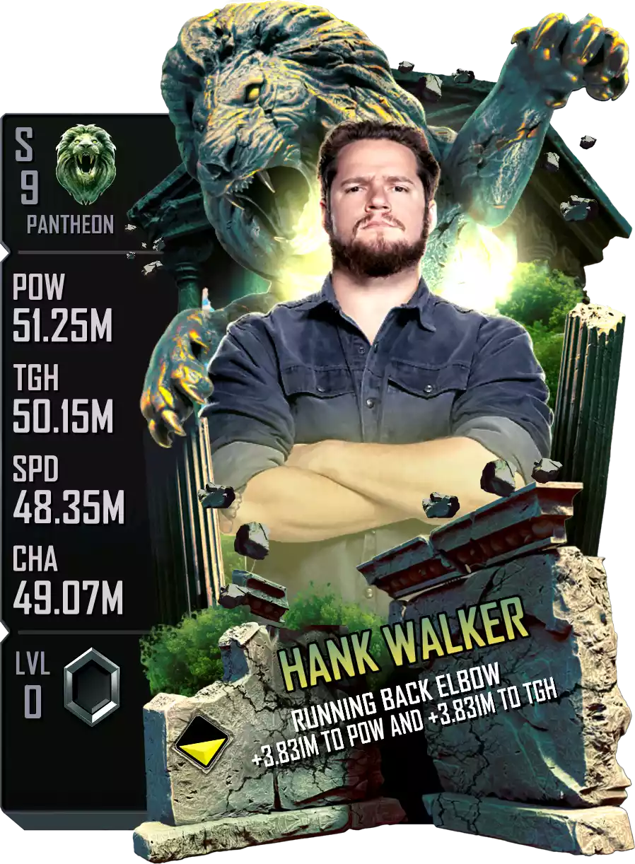 Pantheon - Hank Walker - Standard Card from WWE Supercard