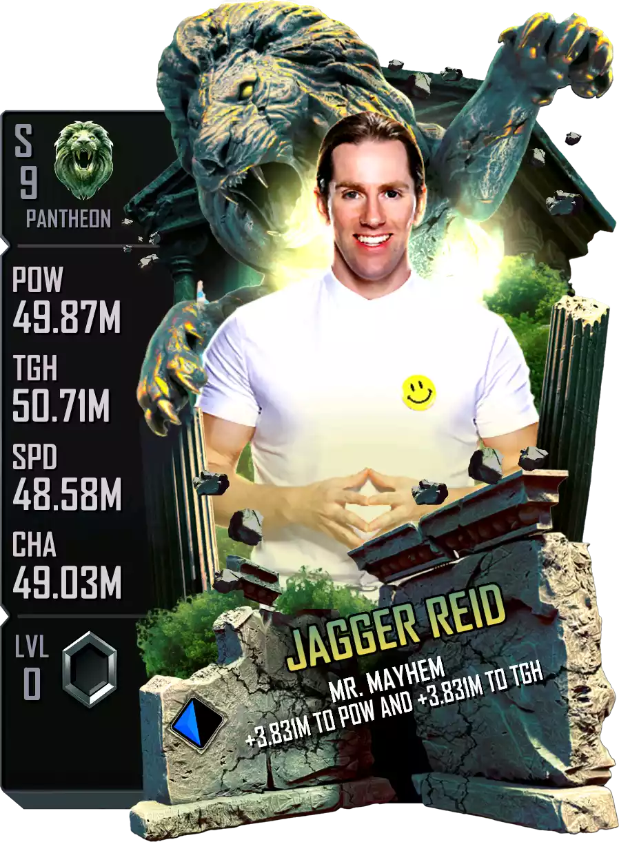 Pantheon - Jagger Reid - Standard Card from WWE Supercard
