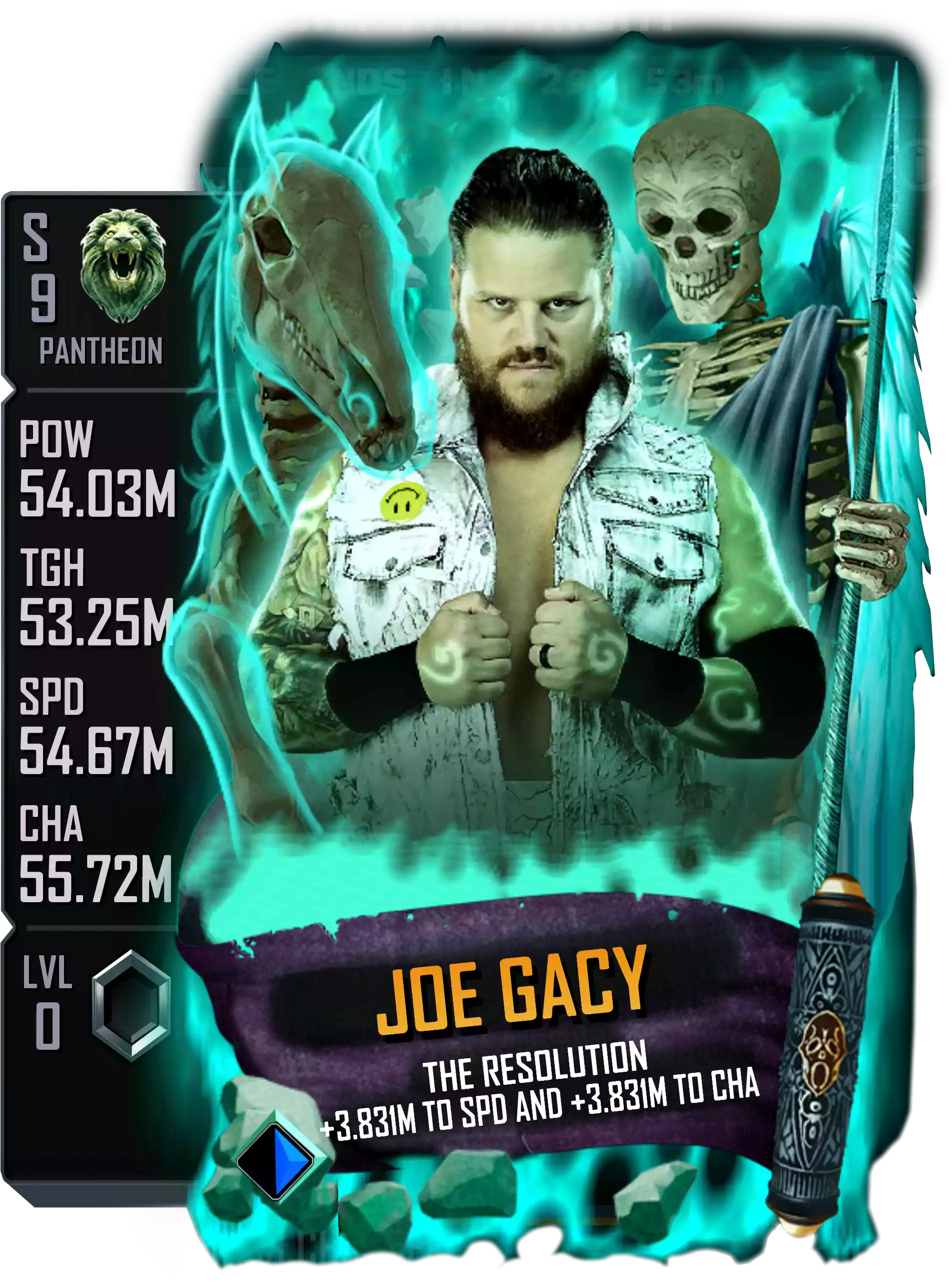 Pantheon - Joe Gacy - Special Seasonal Halloween Card from WWE Supercard