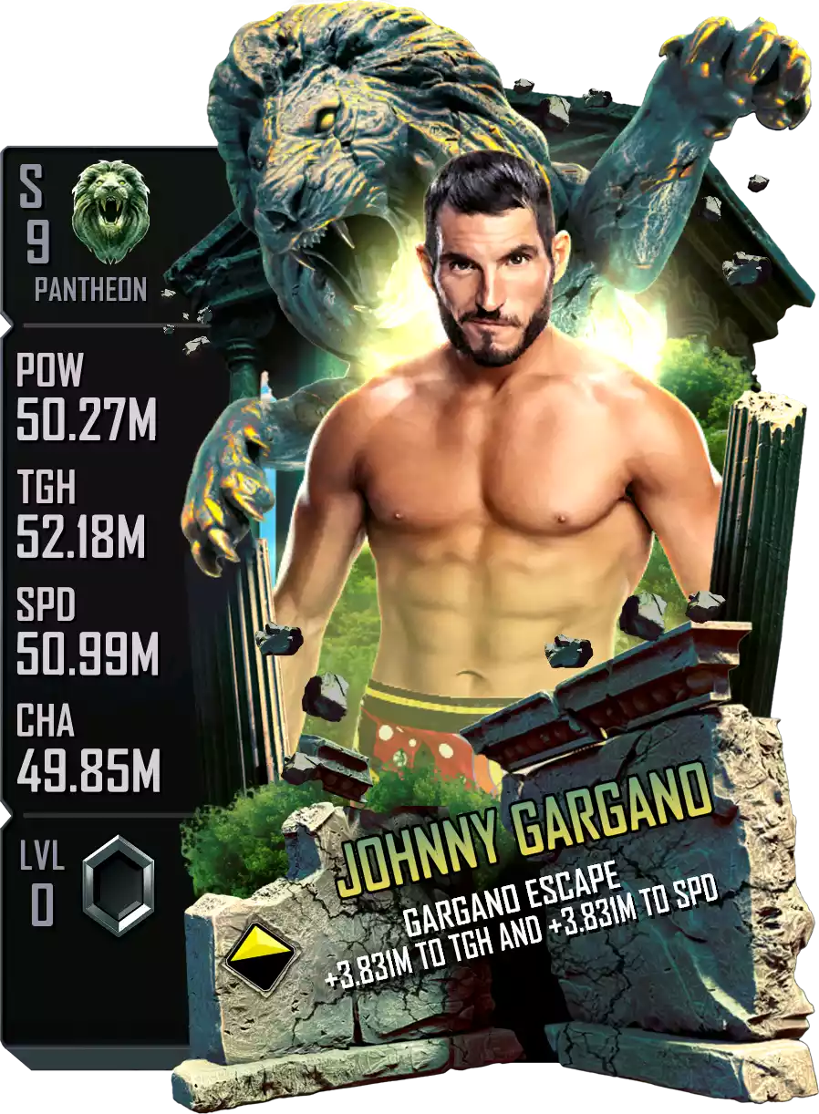 Pantheon - Johnny Gargano - Standard Card from WWE Supercard