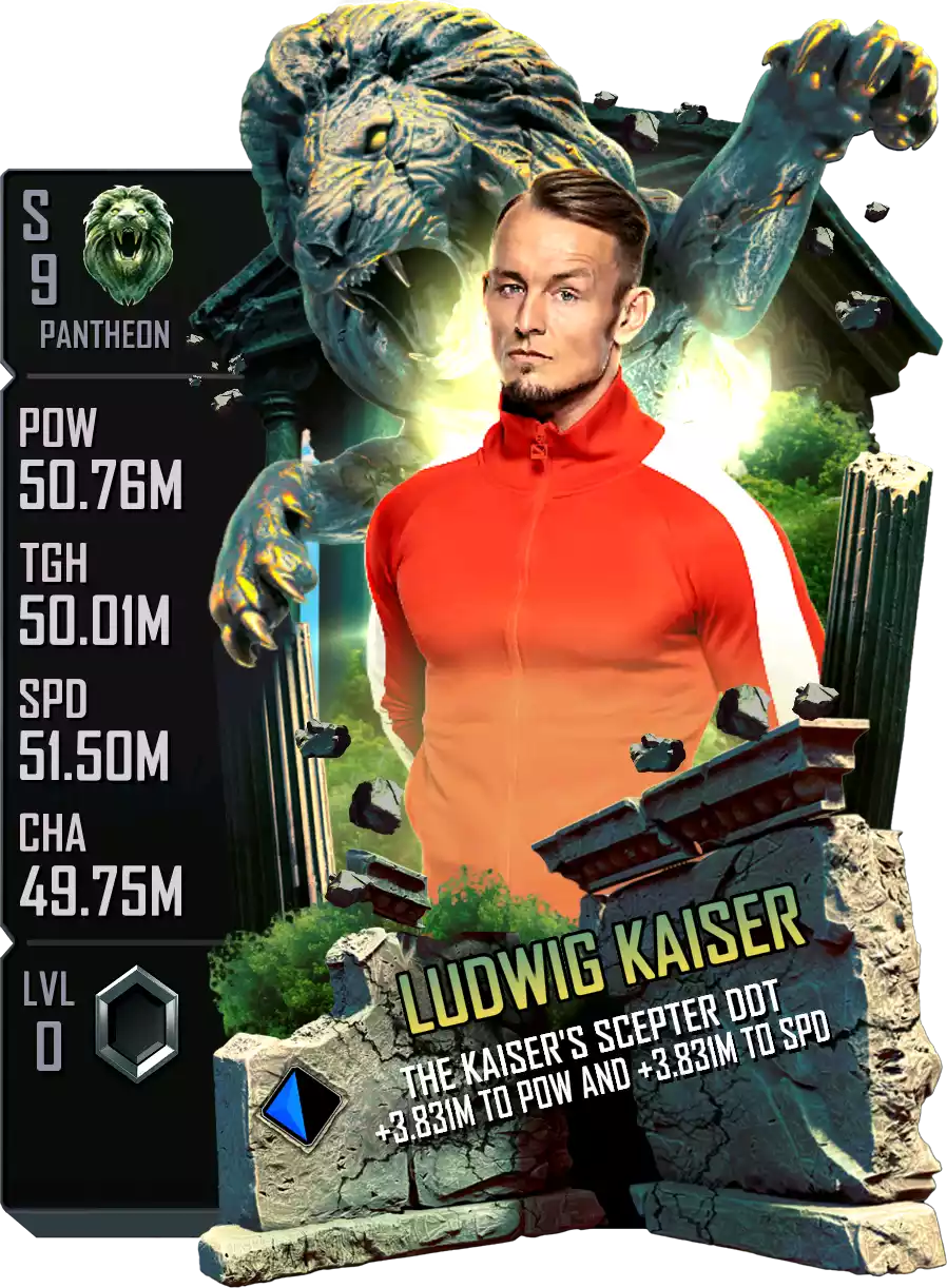 Pantheon - Ludwig Kaiser - Standard Card from WWE Supercard