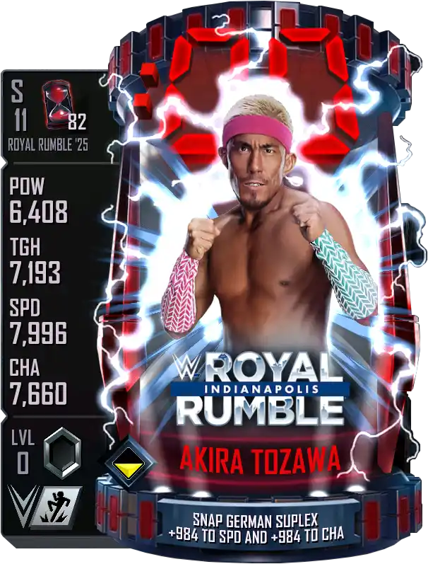 Royal Rumble '25, Akira Tozawa, Fusion card from WWE Supercard