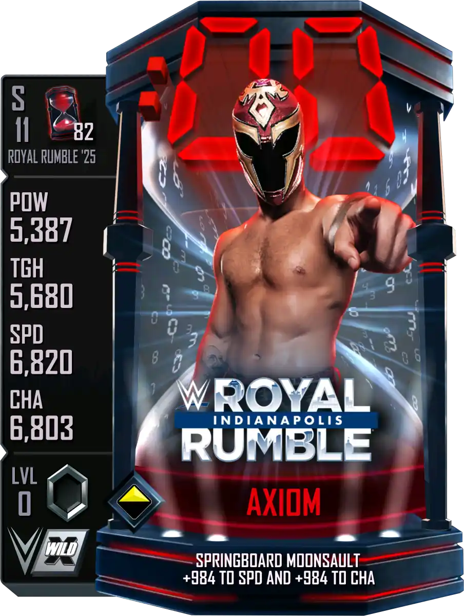 Royal Rumble '25, Axiom, Standard Card from WWE Supercard
