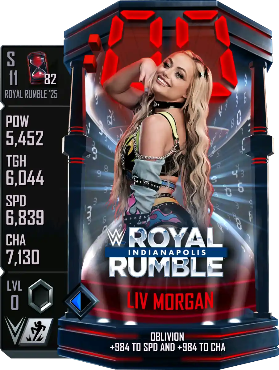 Royal Rumble '25, Liv Morgan, Standard Card from WWE Supercard