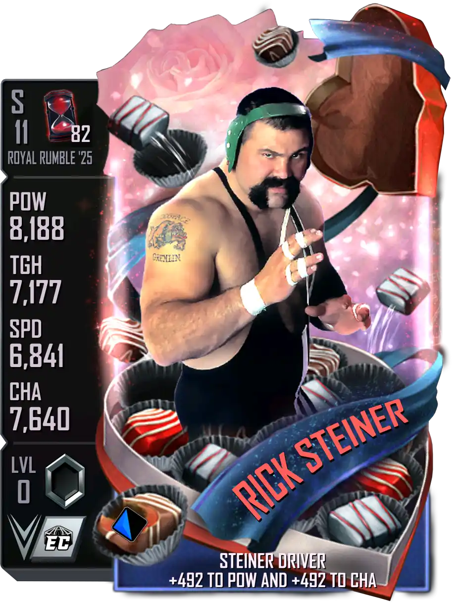 Royal Rumble '25, Rick Steiner, Valentine's Day SE (Special Edition) card from WWE Supercard