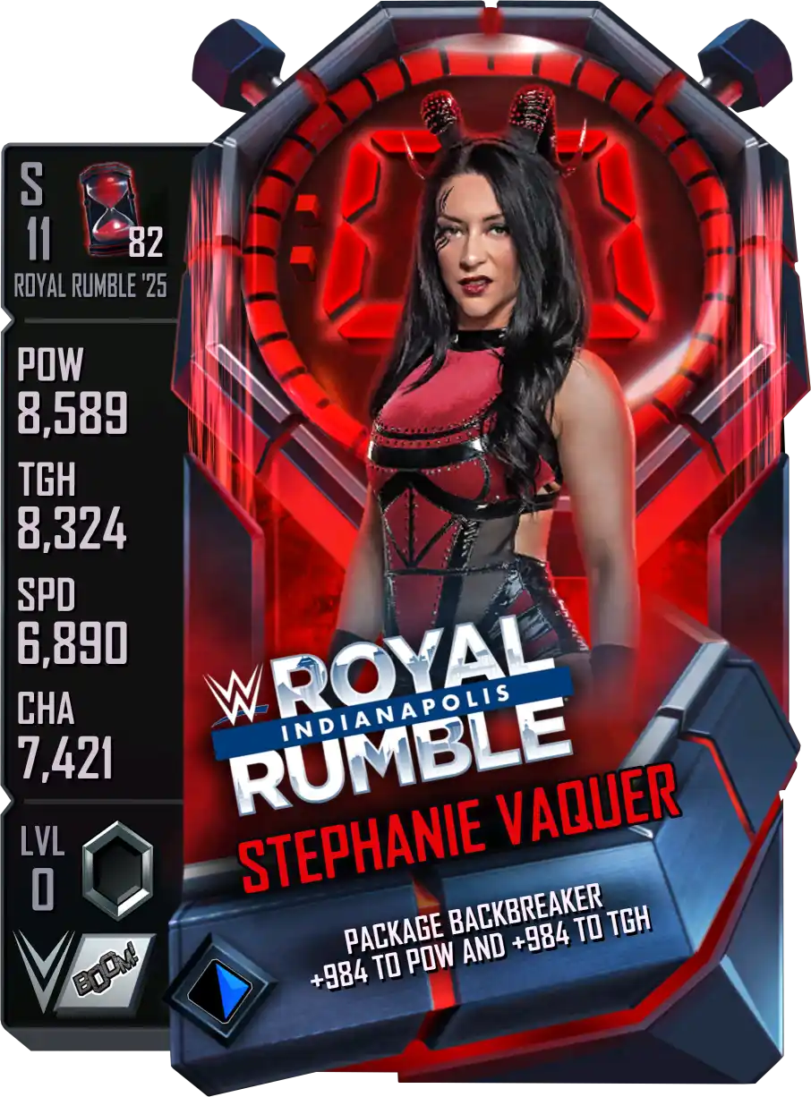 Royal Rumble '25, Stephanie Vaquer, Heroic event card from WWE Supercard