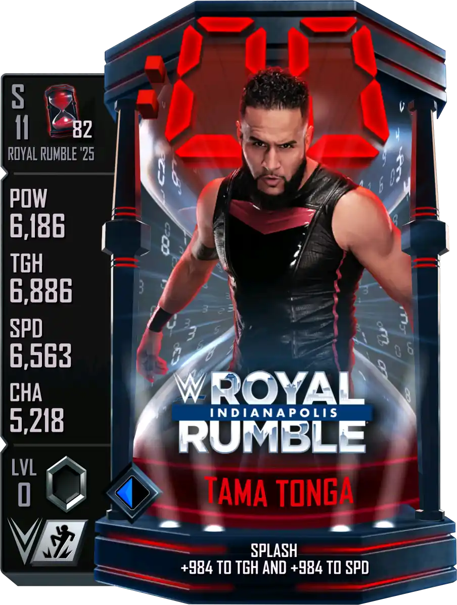 Royal Rumble '25, Tama Tonga, Standard Card from WWE Supercard