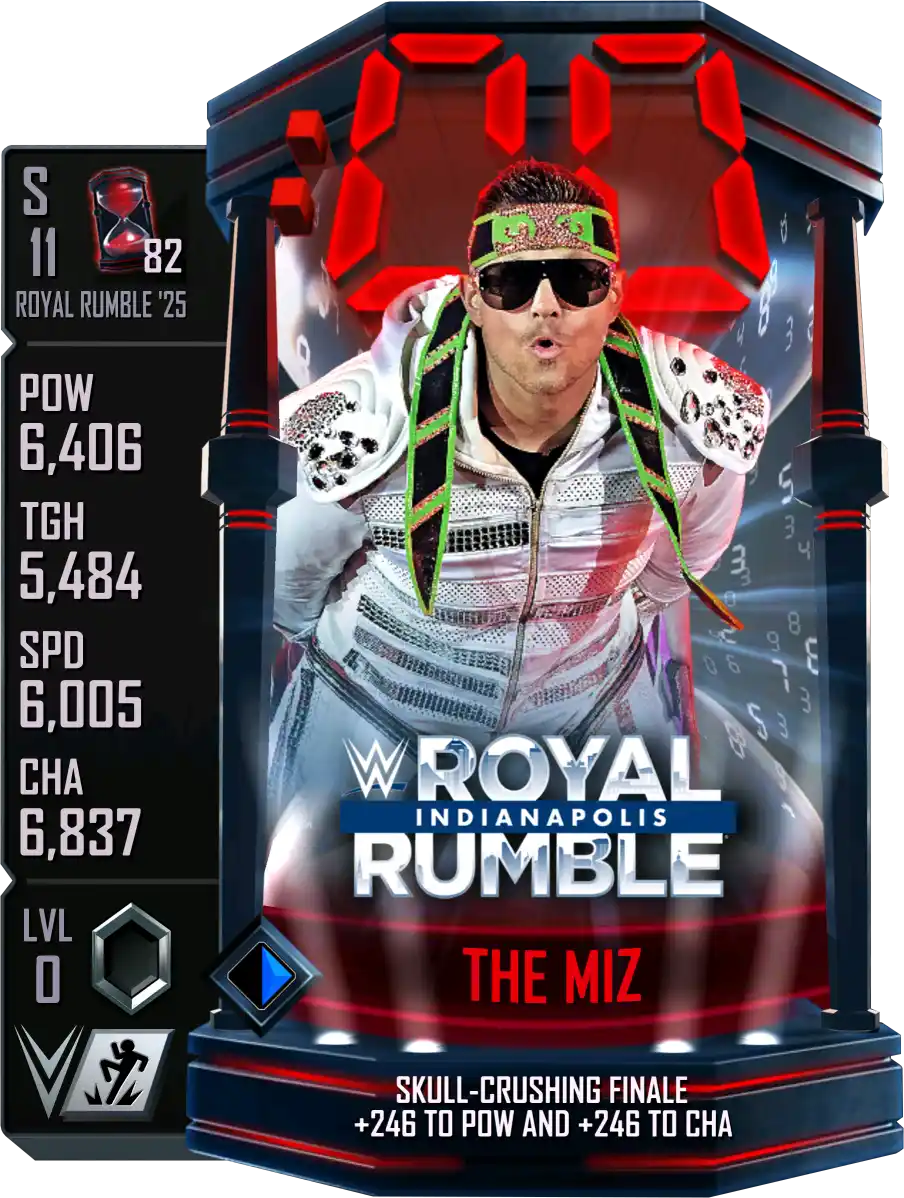 Royal Rumble '25, The Miz, Standard Card from WWE Supercard