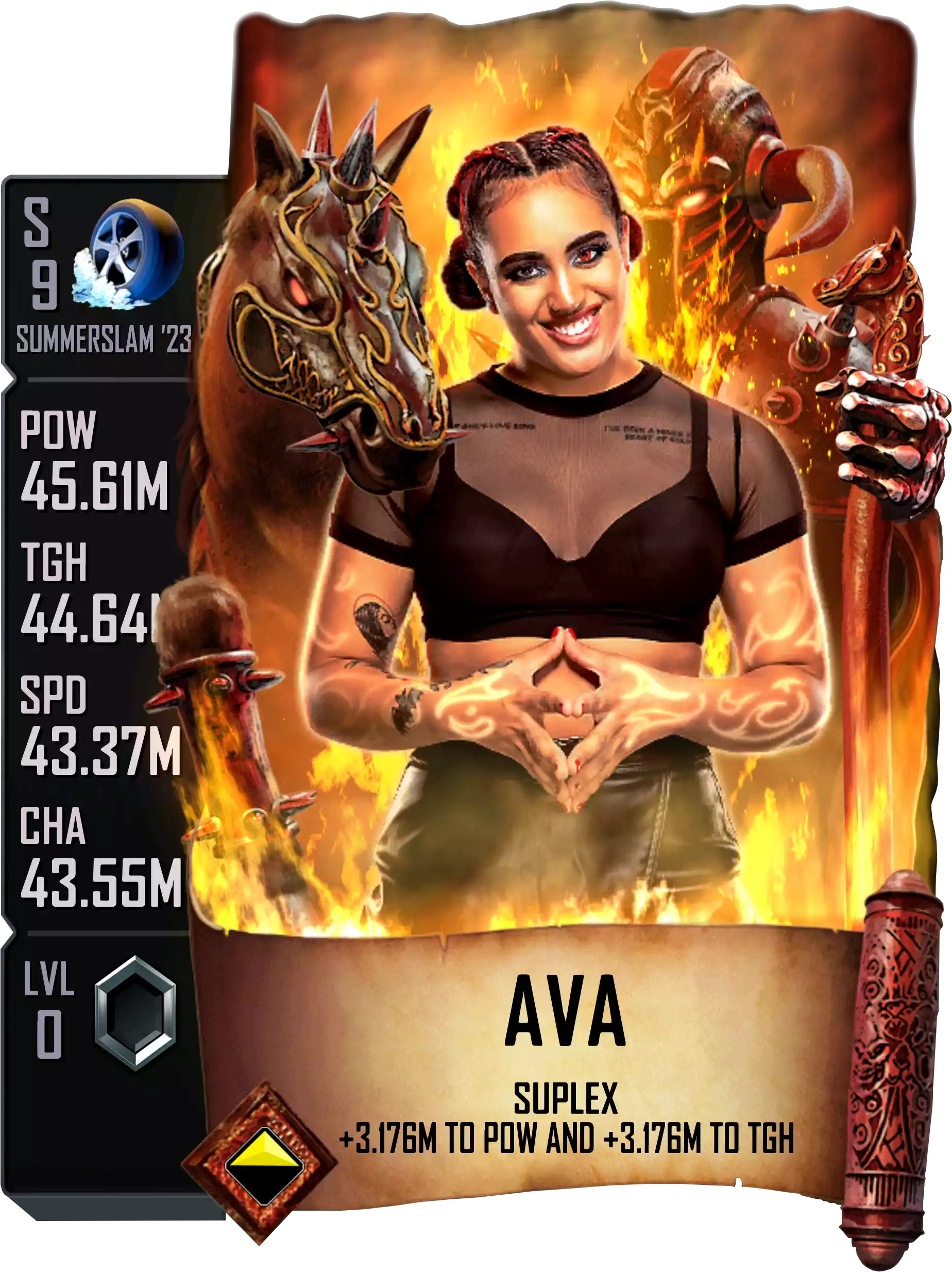 SS23 (SummerSlam '23) - Ava Special Seasonal Halloween Card from WWE Supercard