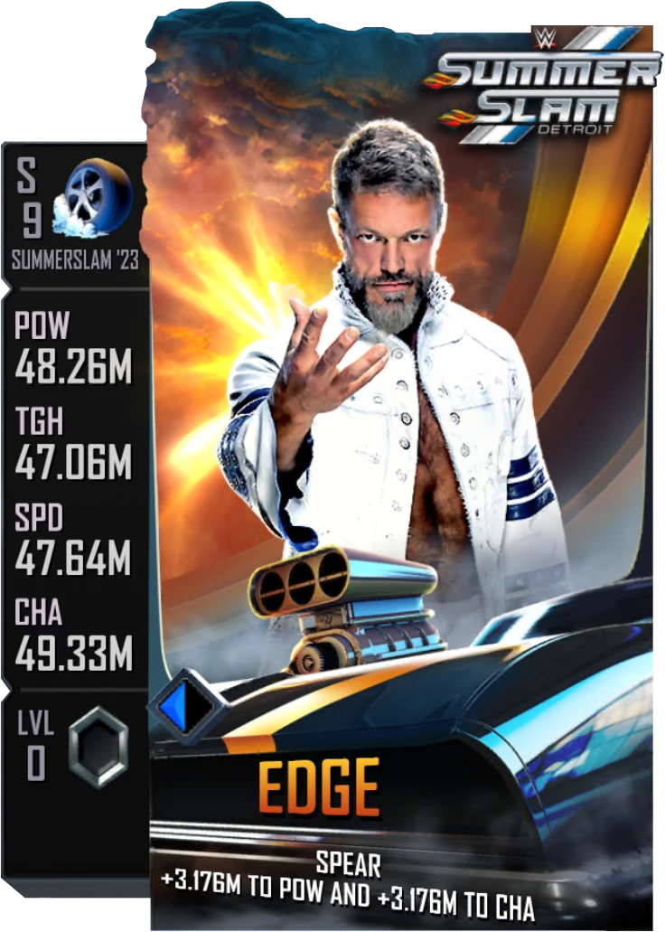 SS23 (SummerSlam '23) - Edge Heroic Card from WWE Supercard