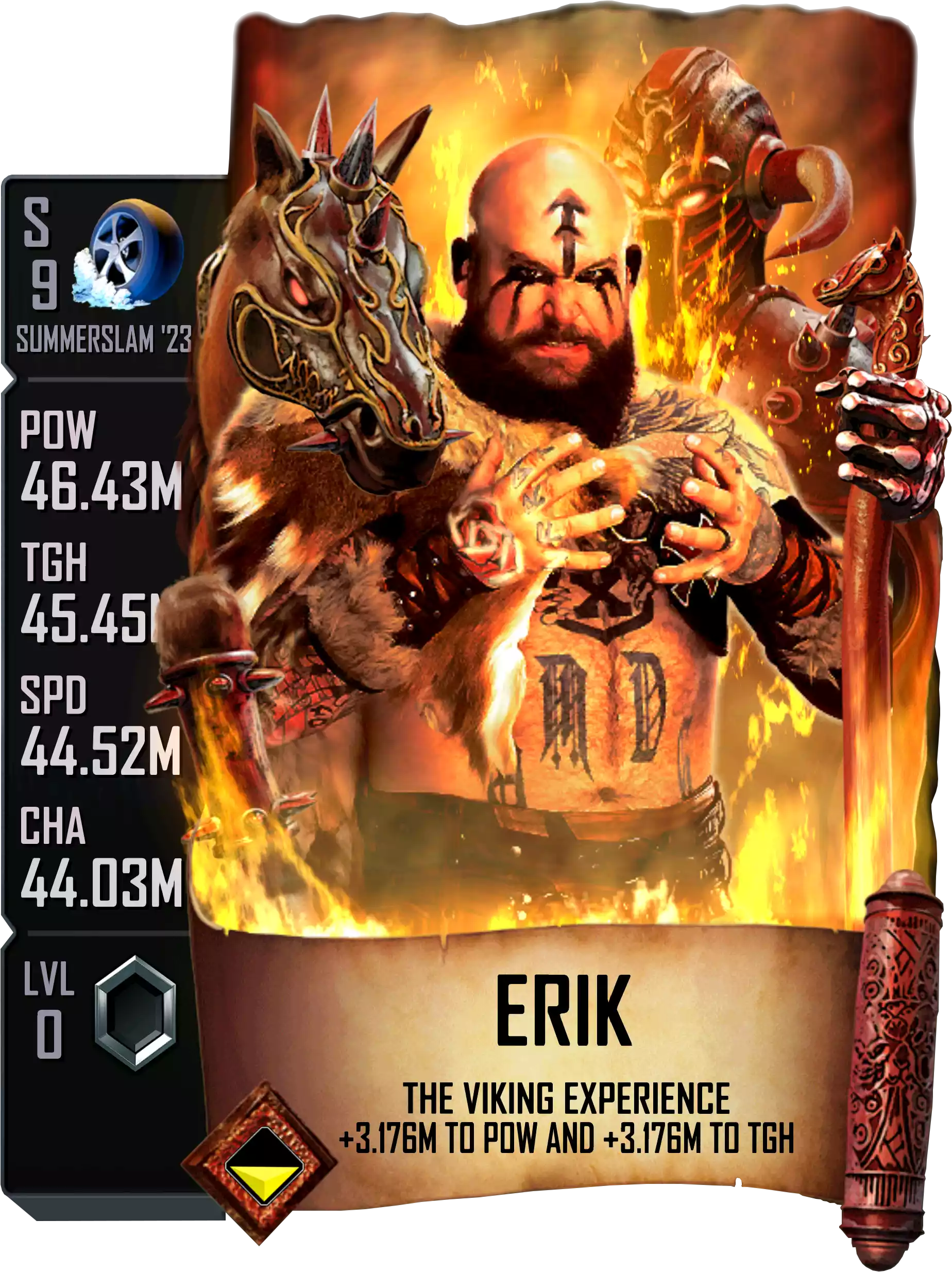 SS23 (SummerSlam '23) - Erik Special Seasonal Halloween Card from WWE Supercard