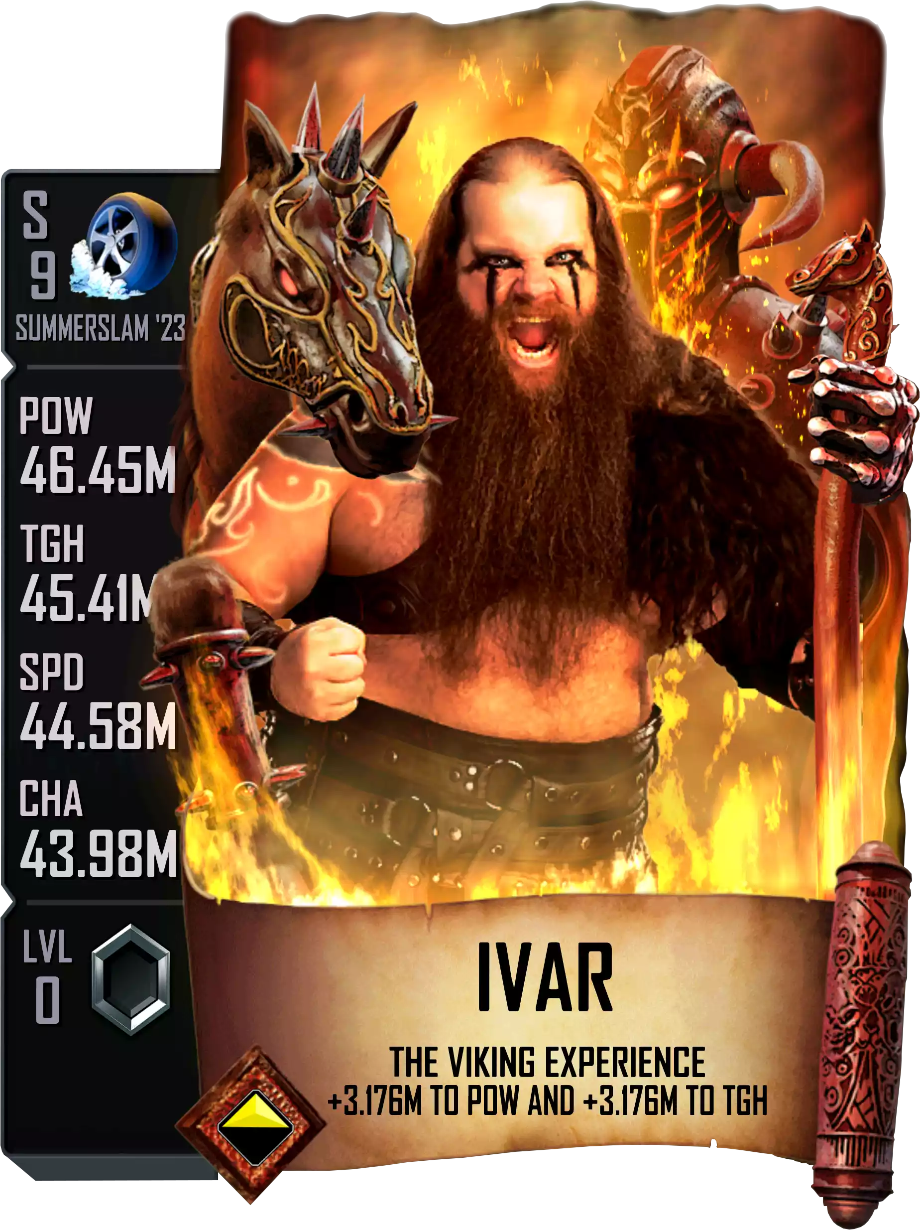 SS23 (SummerSlam '23) - Ivar Special Seasonal Halloween Card from WWE Supercard