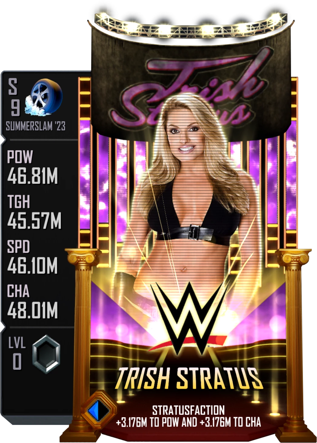 SS23 (SummerSlam '23) - Trish Stratus (Special Edition) Card from WWE Supercard