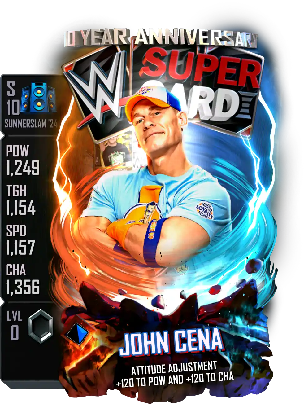 SummerSlam '24, John Cena, Standard Card from WWE Supercard