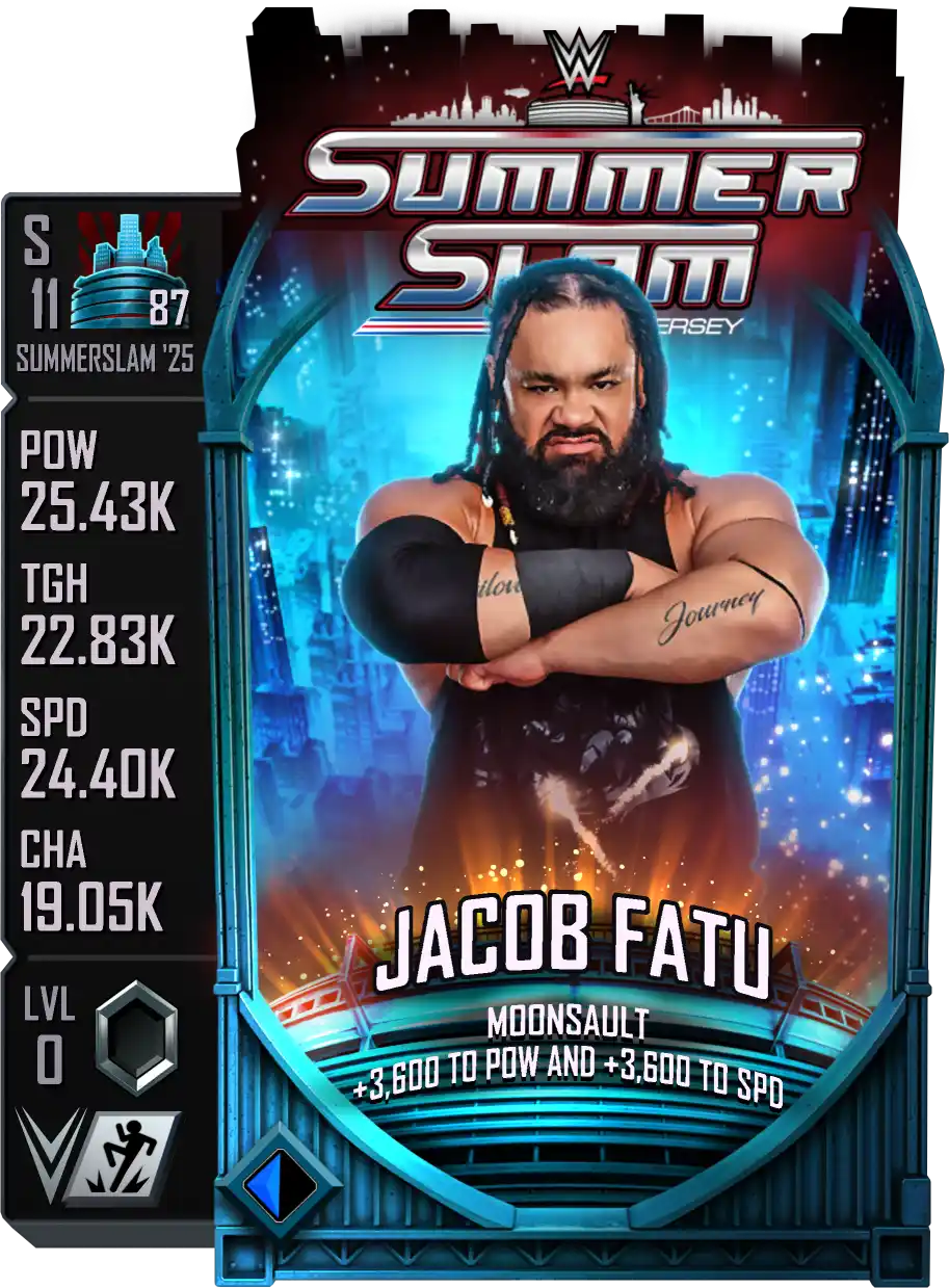 SummerSlam '25', Jacob Fatu, Standard Card from WWE Supercard