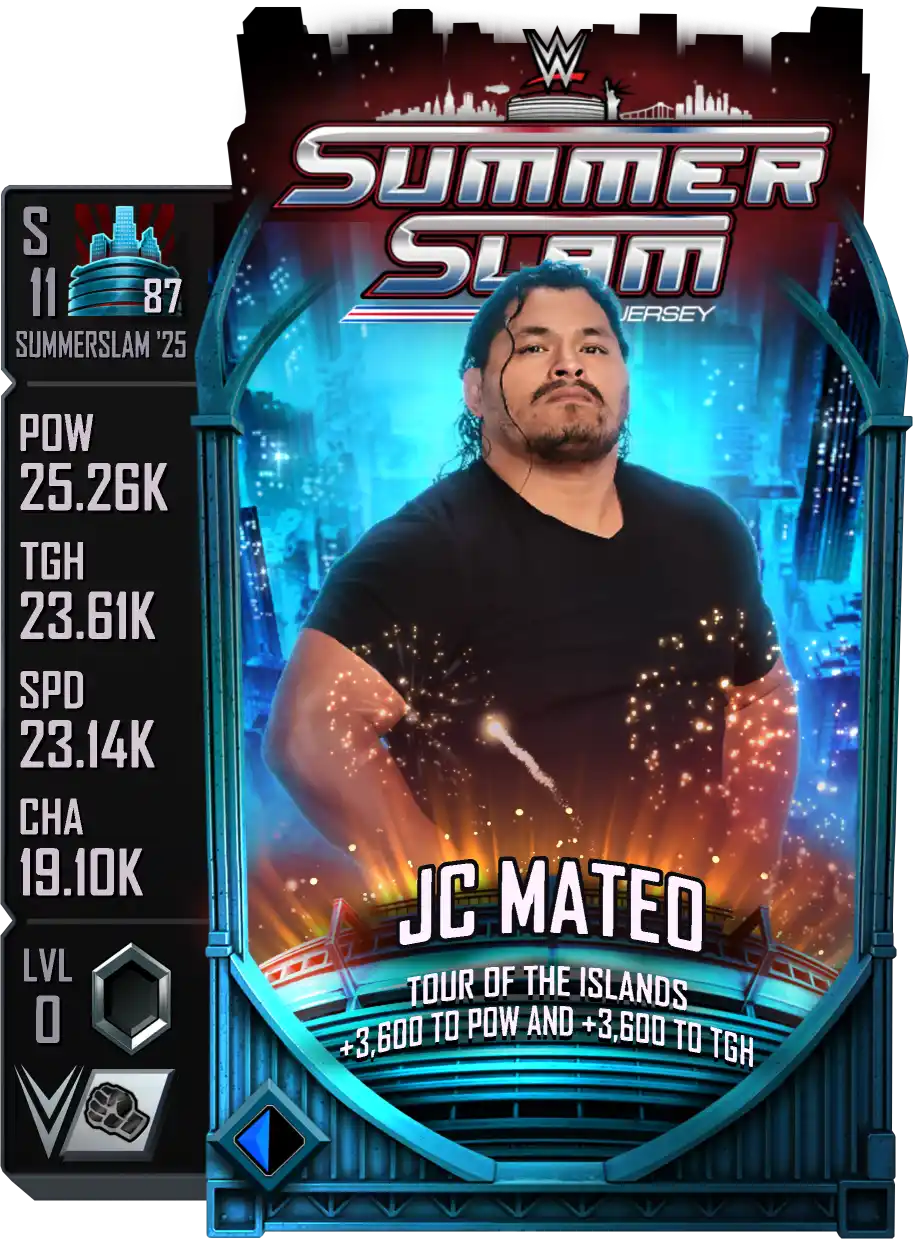 SummerSlam '25', JC Mateo, Standard Card from WWE Supercard