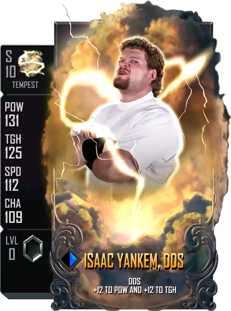 Tempest - Isaac Yankem, DDS - Standard Card from WWE Supercard