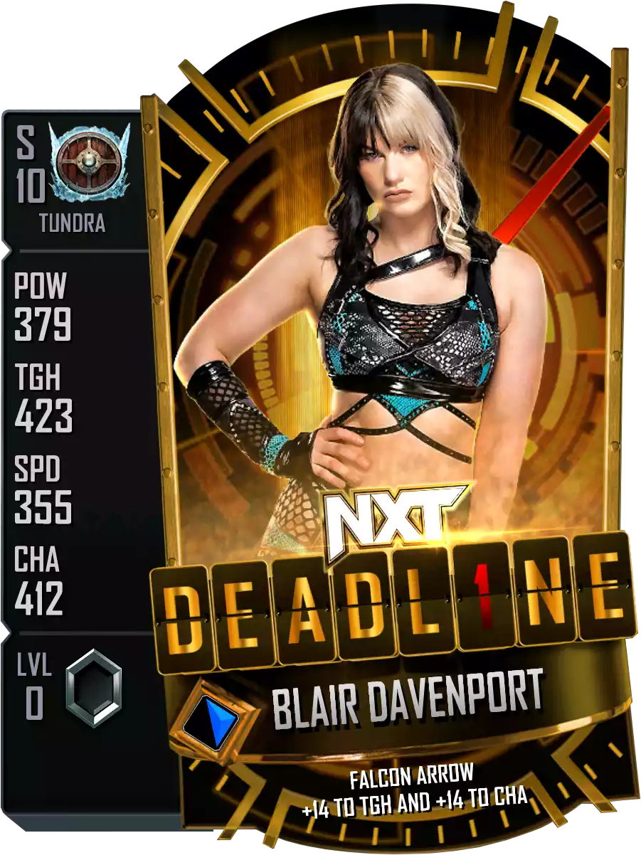 Crucible - Blair Davenport - Premium Live Event (PLE) Card from WWE Supercard