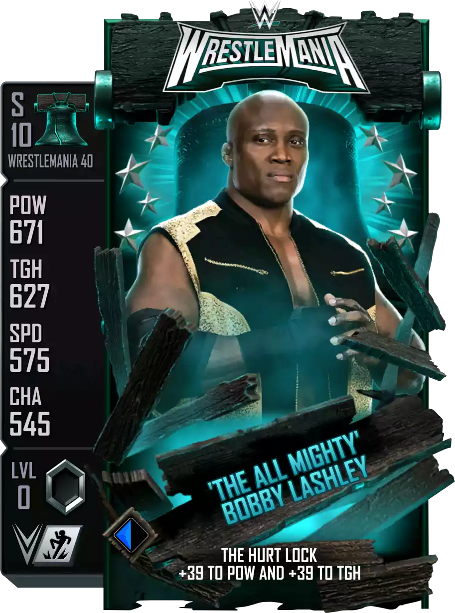 Wrestlemania 40, Bobby Lashley, Standard Card from WWE Supercard