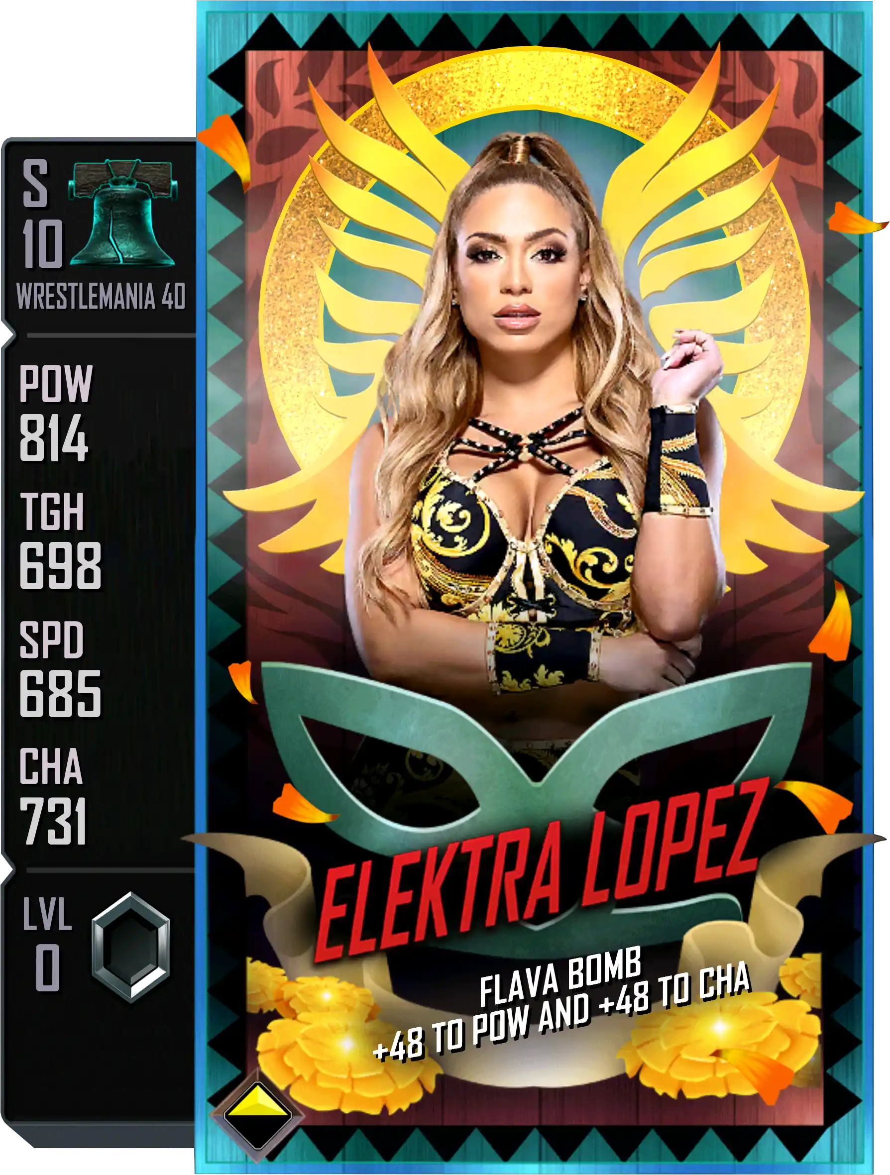 Wrestlemania 40, Elektra Lopez, SE (Special Edition) card from WWE Supercard