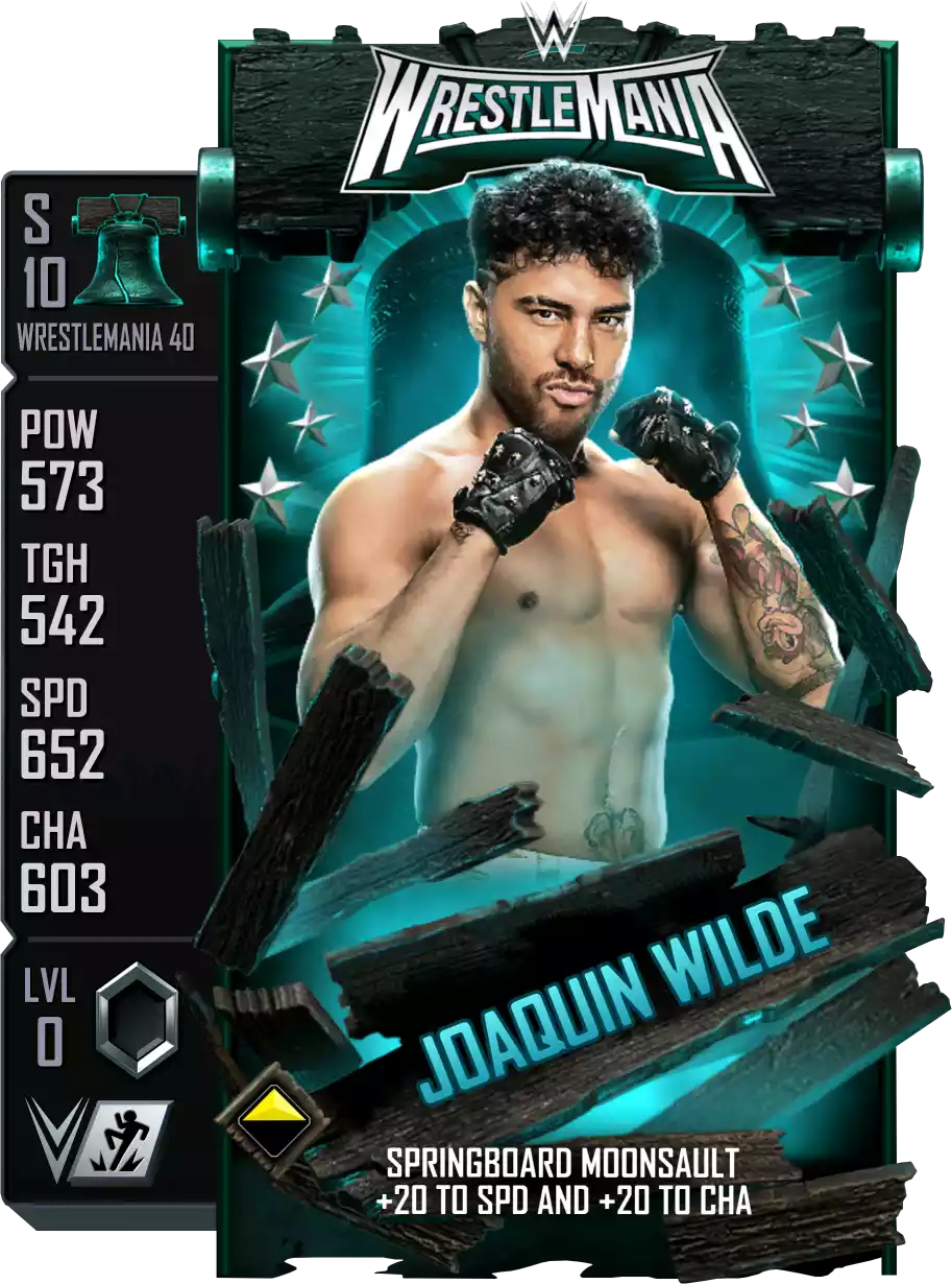 Wrestlemania 40, Joaquin Wilde, Standard Card from WWE Supercard