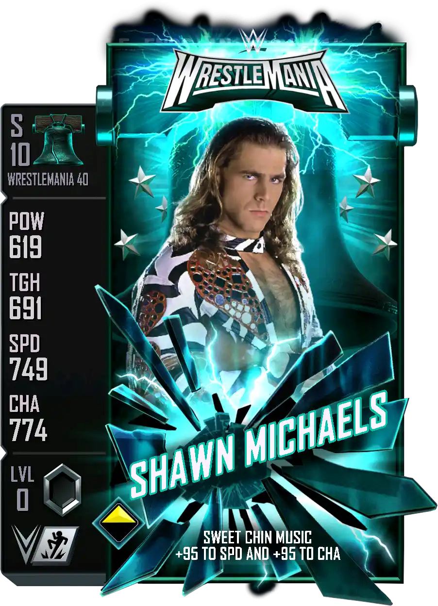 Wrestlemania 40, Shawn Michaels, Fusion card from WWE Supercard