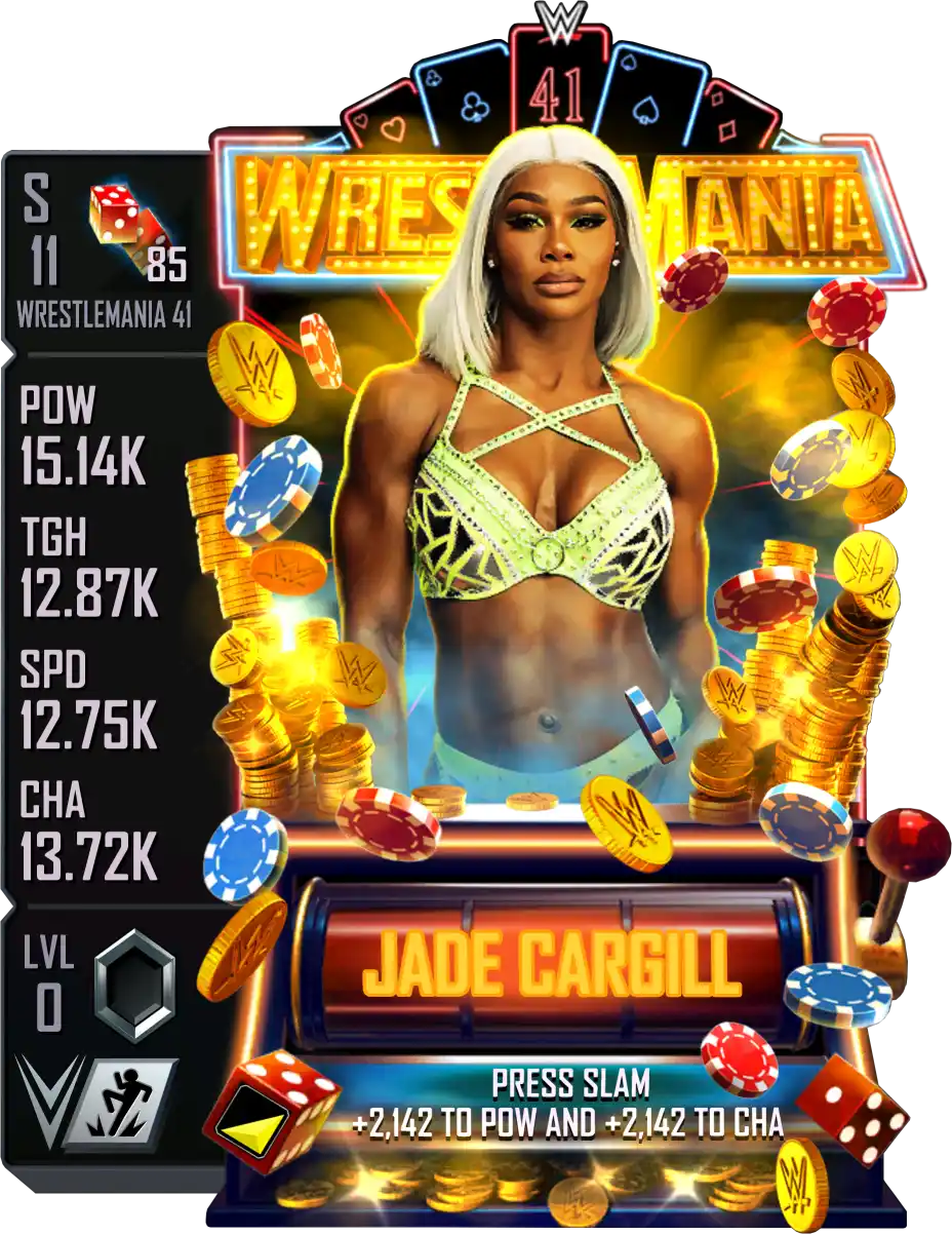 Wrestlemania 41, Jade Cargill, Standard Card from WWE Supercard