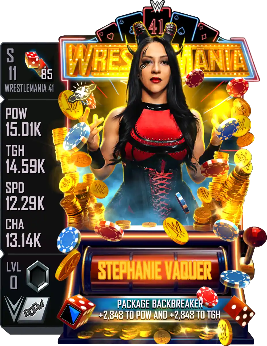 Wrestlemania 41, Stephanie Vaquer, Standard Card from WWE Supercard